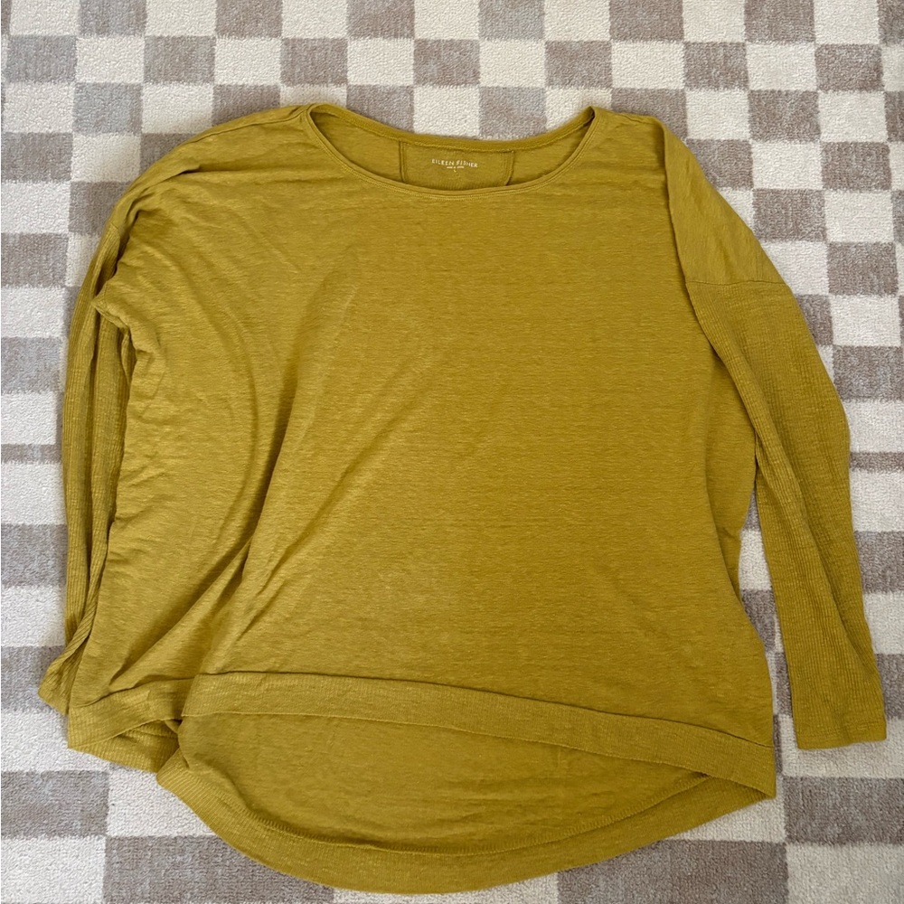 Mustard yellow Long Sleeve Top
